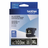 Cartouche d'encre noire Brother LC-103BKS XL haute capacité