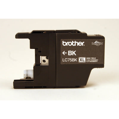 Brother LC-75BKS Black Ink Cartridge, High Yield XL