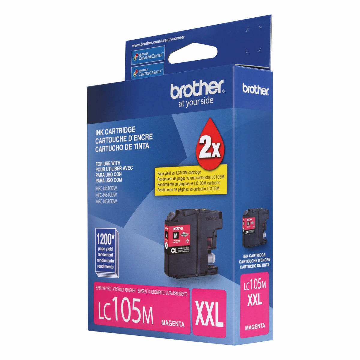 Brother LC-105MS Magenta Ink Cartridge - Super High Yield