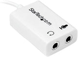 StarTech.com 4 Position Microphone and Headphone Splitter – 3.5 mm – 4