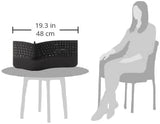 Clavier ergonomique scindé Kensington Pro Fit filaire, taille complète, intégré