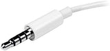 StarTech.com 4 Position Microphone and Headphone Splitter – 3.5 mm – 4