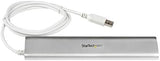 StarTech.com 7 Port Compact USB 3.0 Hub with Built-in Cable - Aluminum