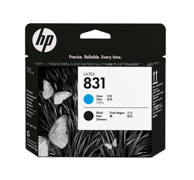 HP 831 Cyan/Black Latex Printhead