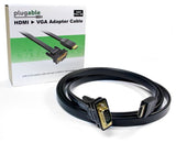 Adaptateur de câble vidéo HDMI-VGA Plugable Technologies HDMI type A (Standa