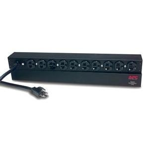 Unité de distribution d'alimentation APC Rack PDU, standard, 1U, 20A, 120V (PDU) noir