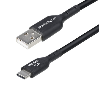 StarTech.com 15ft (4.5m) USB-A to USB-C Charging Cable, Charge & Sync,