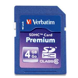 Carte SDHC Premium Verbatim™ 4 Go