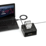 StarTech.com Station d'accueil disque dur double baie USB 3.0 vers SATA, USB