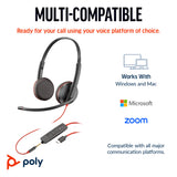 HP POLY BW 3225 USB-C HS Headset with USB-C/A Adapter