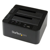 Duplicateur de disque dur double baie StarTech.com, autonome USB 3.0 (5 Gbit/s)