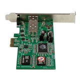 Carte réseau fibre Gigabit Ethernet PCI Express StarTech.com avec OPN S