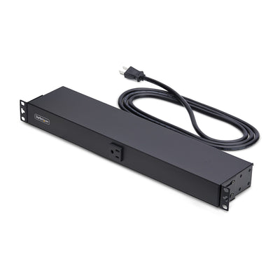 StarTech.com 13-Outlet Rackmount PDU, 1U Server Power Strip with 1x Fr