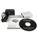 StarTech.com Serveur d'Impression Réseau USB Wireless N 1 Port avec 10/100 Mb