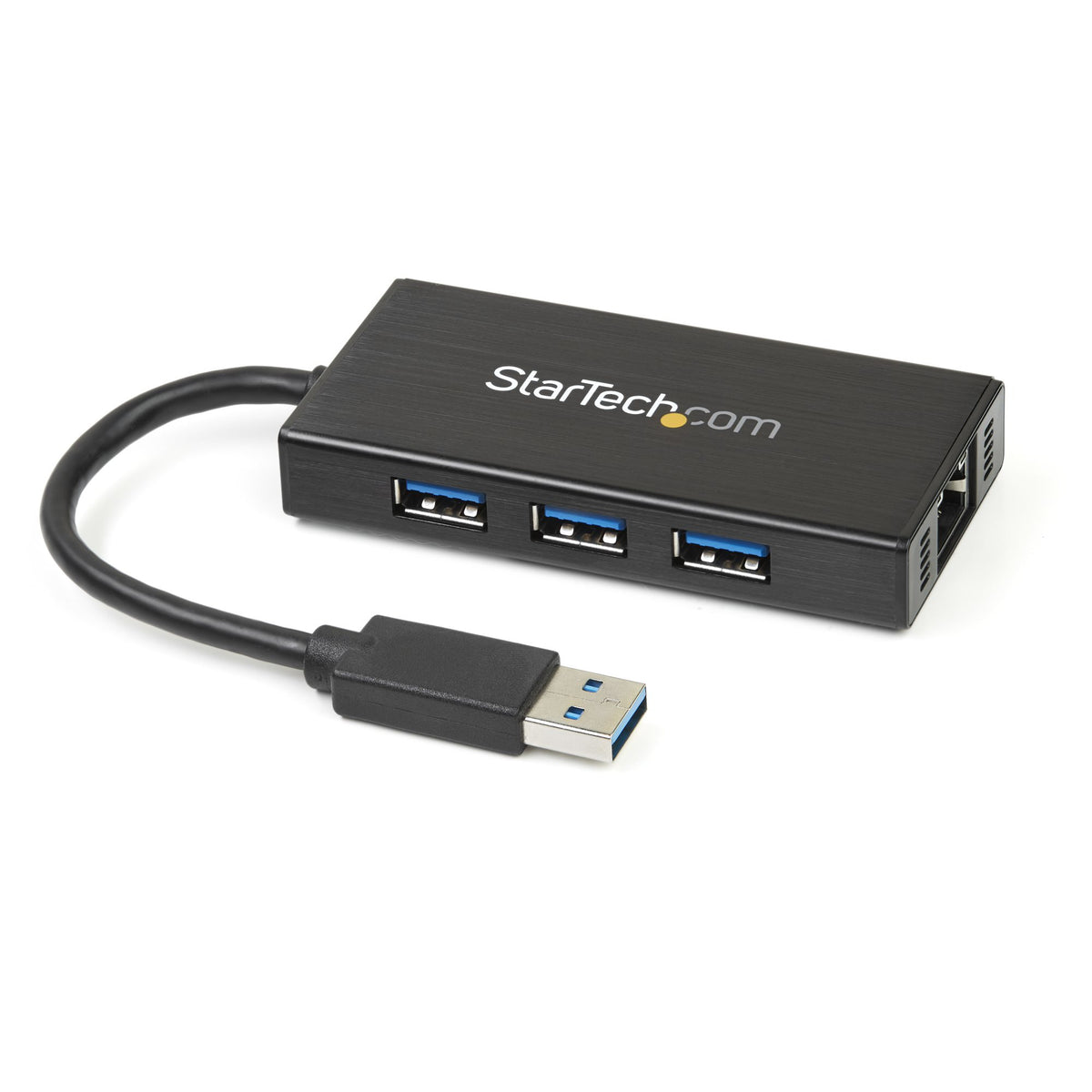 StarTech.com Concentrateur USB 3.0 portable 3 ports plus Ethernet Gigabit - 5Gbps