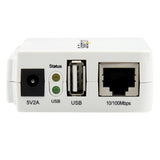 StarTech.com Serveur d'Impression Réseau USB Wireless N 1 Port avec 10/100 Mb