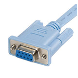 DTECH 6 Feet DB9 to RJ45 Console Cable 9 Pin Female Serial RS232 Port