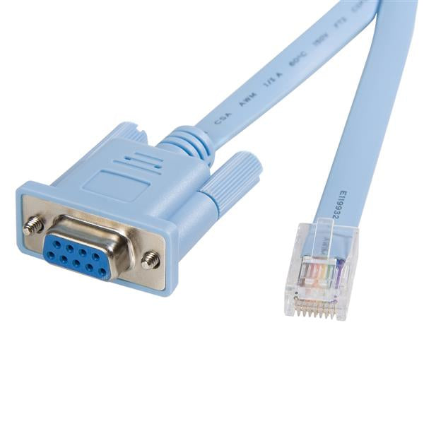 DTECH 6 Feet DB9 to RJ45 Console Cable 9 Pin Female Serial RS232 Port