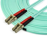 StarTech.com 15m (50ft) LC/UPC to LC/UPC OM4 Multimode Fiber Optic Cab