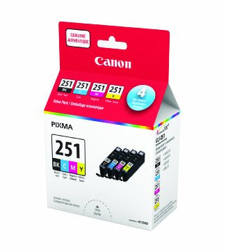 Canon CLI-251 CMYK Ink Cartridge Set