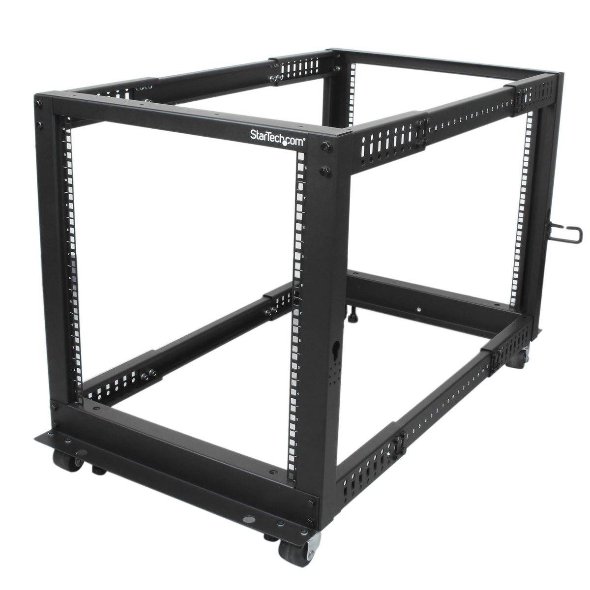StarTech.com 12U 4-Post Server Rack, 19in Open Frame Rack with 40in (1