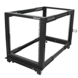 StarTech.com 12U 4-Post Server Rack, 19in Open Frame Rack with 40in (1