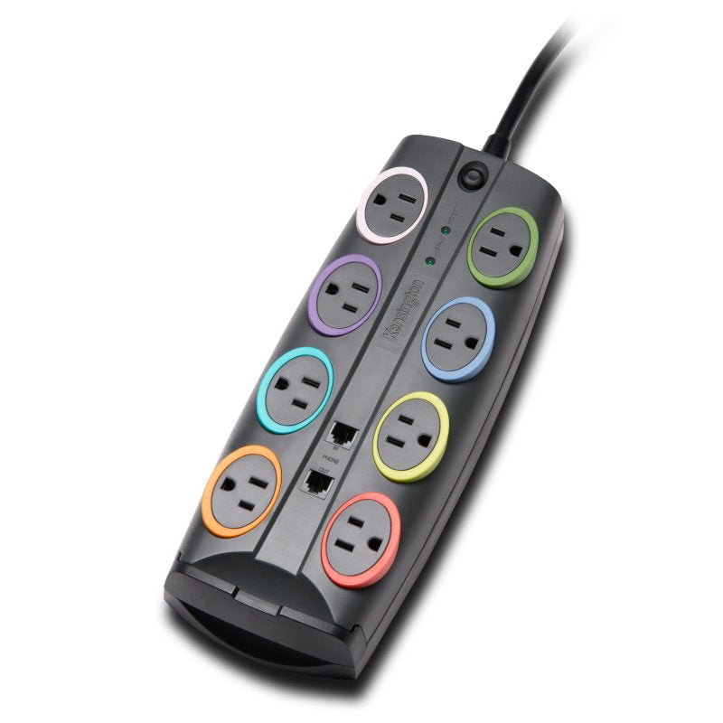 Kensington K62691NA Surge Protector, 8 Outlet, 3090 Joules