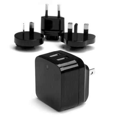 2PORT USB Travel Wall Charger 17W / 3.4A - 110V/220V