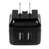 2PORT USB Travel Wall Charger 17W / 3.4A - 110V/220V