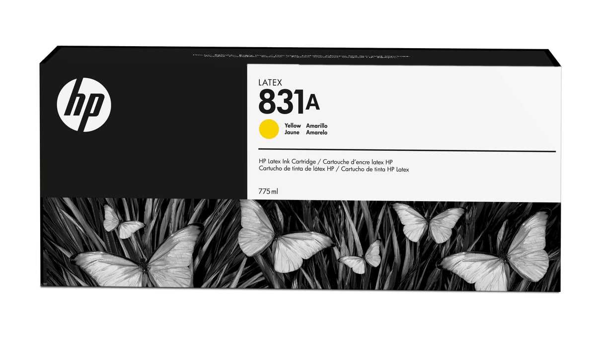 HP 831A 775-ml Yellow Latex Ink Cartridge