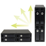 StarTech.com 4-Bay Mobile Rack Backplane for 2.5in SATA/SAS Drives - T