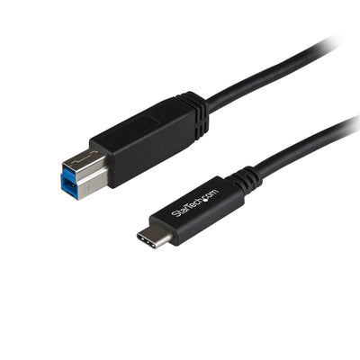 StarTech.com 3ft (1m) USB-B to USB-C Cable, USB 10Gbps, Data Cord, USB