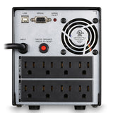 1500VA 1050W UPS PFC LCD AVR Sine Wave 8/15A Tower w/ 3YR WARR