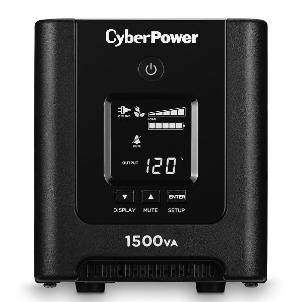 1500VA 1050W UPS PFC LCD AVR Sine Wave 8/15A Tower w/ 3YR WARR