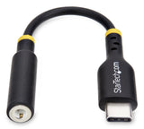 Adaptateur StarTech.com 5in (12,7cm) USB-C vers jack écouteur/casque 3.5mm TRRS