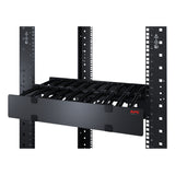 APC NetShelter Cable Management, Gestionnaire de câbles horizontal, 1U, Simple