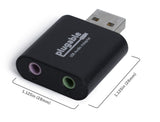 Adaptateur audio USB Plugable Technologies avec haut-parleur-casque 3,5 mm