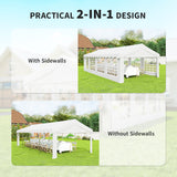 13'x26' Heavy Duty Large Party Tent & Carport with Removable Sidewalls