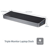 Station d'accueil triple moniteur USB 3.0 StarTech.com - 1x HDMI - 2x DisplayPort