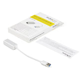 StarTech.com Adaptateur réseau Gigabit USB 3.0, argent, aluminium épuré