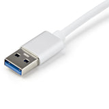 StarTech.com Adaptateur réseau Gigabit USB 3.0, argent, aluminium épuré