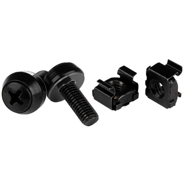 Ensemble de 50 vis de montage M6 et écrous CAGE M6 M6X12MM noir