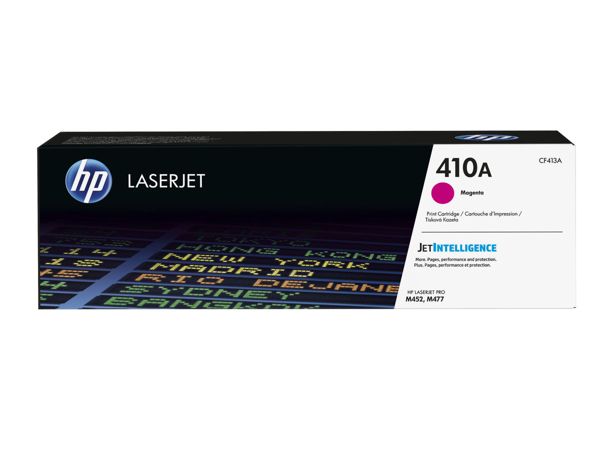 Cartouche de toner LaserJet HP 410A magenta authentique
