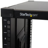 StarTech.com Cadre Ouvert Mobile 4-Montants 9U Serveur, Quatre Montant Réseau