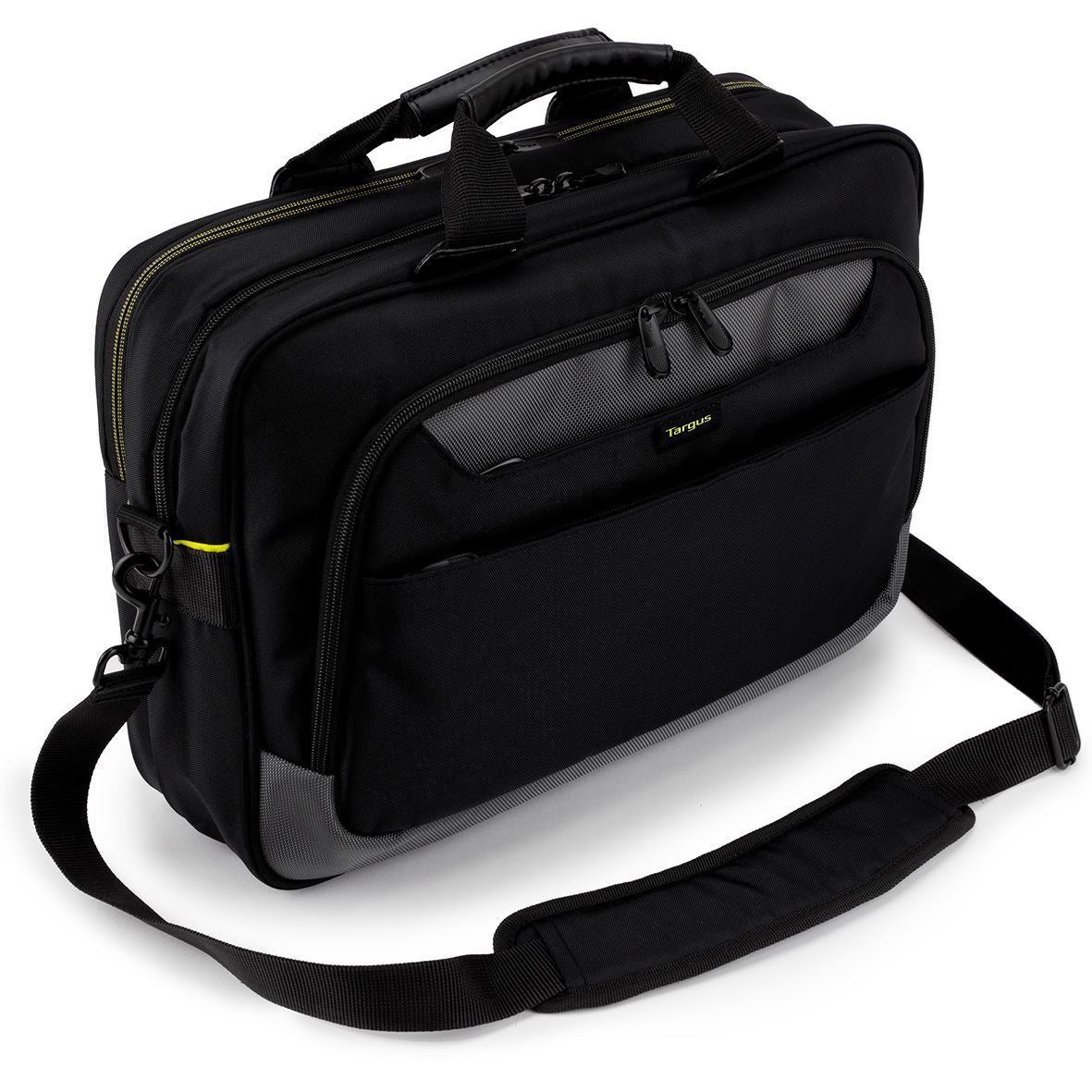 Targus City Gear Topload Laptop Case - 15.6IN Black/Yellow