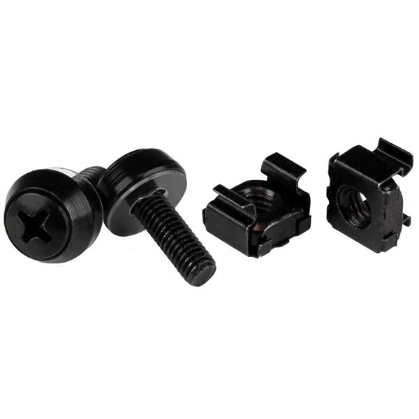 StarTech.com 50-Pack M5 12mm Screws, Square Hole Cage Nuts and Install