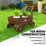 Wagon Flower Planter Cart with Wheels