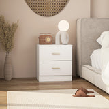 Bedside Table with 2 Drawers