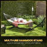 12' Hammock Stand with Steel Frame, Hammock Chair Stand Only for Garden