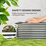 5 x 2.5 x 2 ft Galvanized Raised Garden Bed